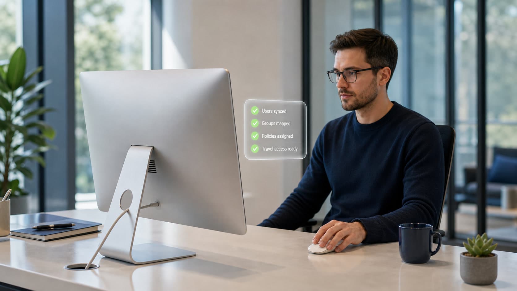 Enterprise identity provisioning connected to Destinflow