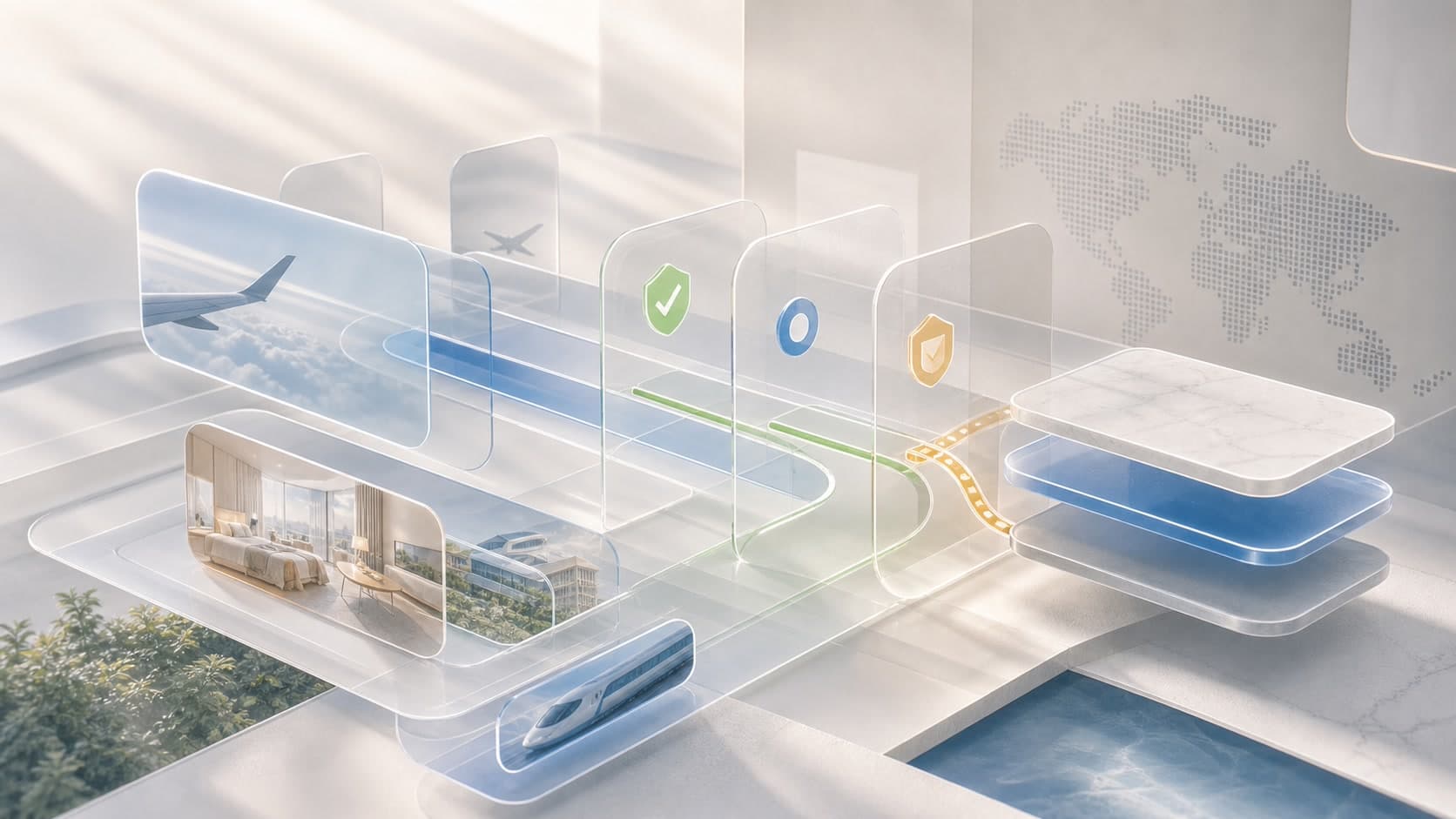 Destinflow travel policy management preview